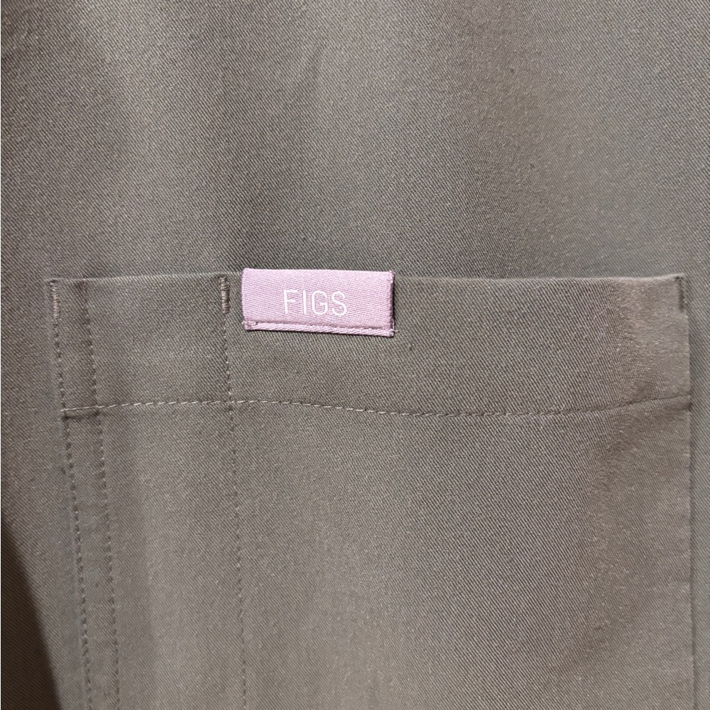 Figs Olive Utility Jumpsuit - Picture 3 of 5